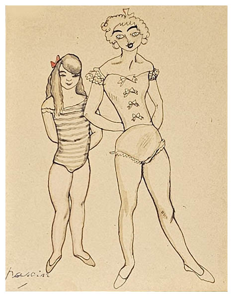 Jules Pascin Deux femmes du le cirque 1907